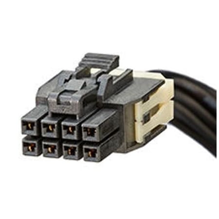 Molex Rectangular Cable Assemblies Nano-Fit 8Ckt Cbl Assy Dr 300Mm Blk 451300803